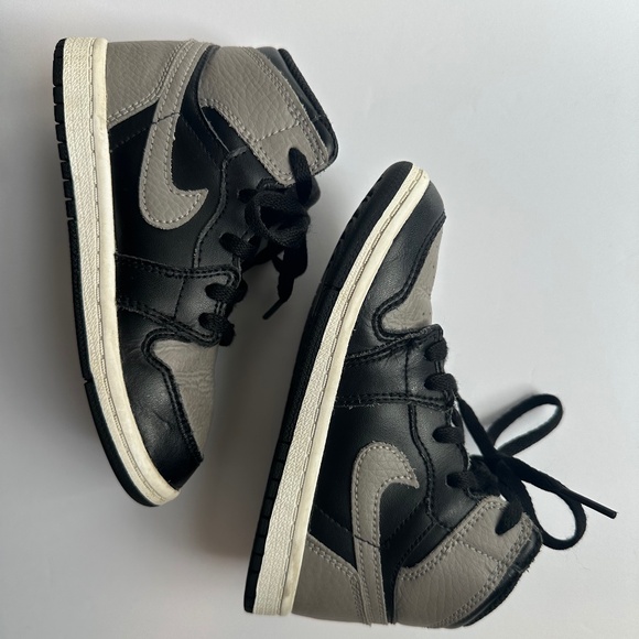 Jordan 1 Retro High Shadow Boy 10c Black and Grey - Picture 1 of 6